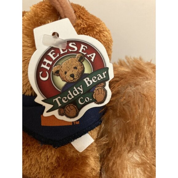 Chelsea Teddy Bear Co. Realistic Brown Squirrels Plush Wearing U Of I Kerchiefs - Picture 7 of 9